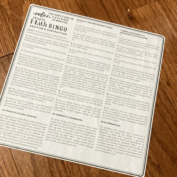 Math Bingo Addition & Subtraction Game - Picture 11 of 11